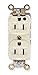 15A 5-15R 125V Receptacle Duplex Ivory - Pack Of 6
