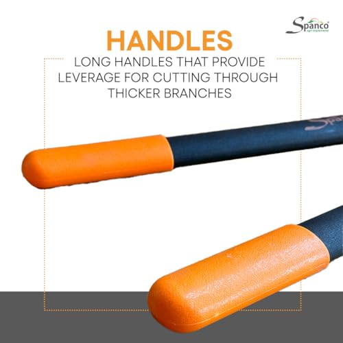 Image of Spanco By-pass Lopping Shear: Effortlessly Trim Thick Branches, Precision Pruning, Comfort Grip Handles for Enhanced Control - Perfect for Agriculture, Gardening, and Landscaping