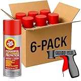 Fluid Film Spray (Pack of 6) Bundled with Can-Gun1 Trigger Handle | Converts Cans to Spray Guns, Reusable, Universal Fit - Rust & Corrosion Prevention Kit