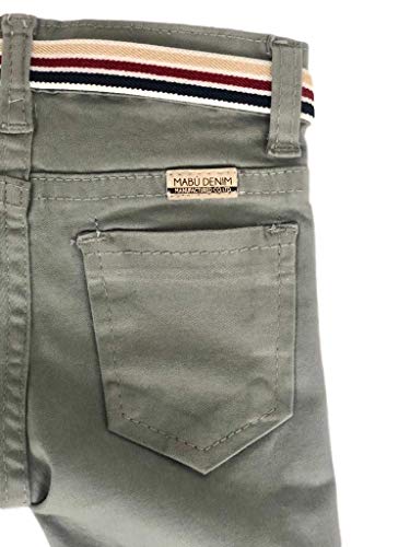 Bermuda Sarja Para Bebê Menino Com Cinto (VERDE, M)