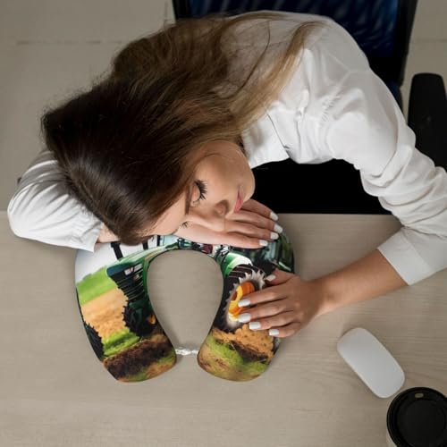 Almohada de poliéster negra ajustable para cuello miniatura 7