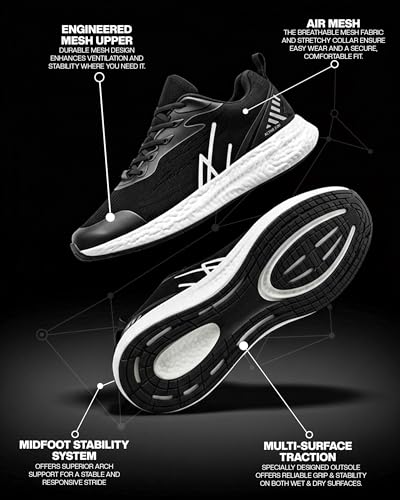 NY Threads Men's Running Shoes Comfortable and Lightweight Casual Sneakers - Image 5