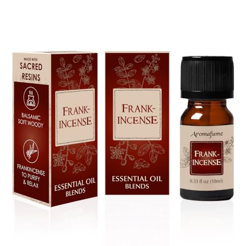 Frankincense Resin Essential Oil Diffuser Blend 30ml by Aromafume | Boswellia Carterii & Boswellia Serrata Extract Blended | Native to East Africa & India | Calms & Relaxes | Charged with Pure Resins