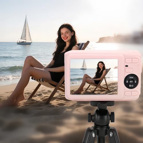 Funda de silicona para Kodak PIXPRO FZ45 rosa miniatura 3