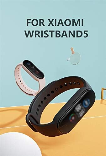 Miniatura 7 de CHAW - Correa de repuesto para reloj inteligente Xiaomi Mi Band 5, correa de repuesto deportiva ajustable