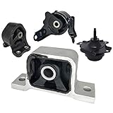 Engine Motor & Transmission Mount Kit 4pcs Compatible with Fits 2002 2003 2004 2005 2006 Honda CRV 2.4L A4504 A4506 A6596 A6597 50810-S7D-003 50805-S9A-983 50821-S9A-023 50840-S7C-980