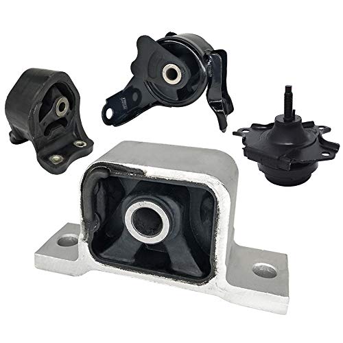 Engine Motor & Transmission Mount Kit 4pcs Compatible with Fits 2002 2003 2004 2005 2006 Honda CRV 2.4L A4504 A4506 A6596 A6597 50810-S7D-003 50805-S9A-983 50821-S9A-023 50840-S7C-980