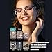 RiToEasysports Smart Glasses, AI Smart Glasses Translation with 163 Languages and Blue Light Blocking Real Time Translation Calls for Travel Business Daily Use
