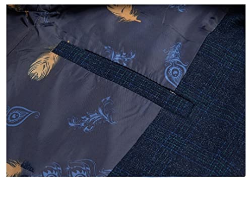 Men Casual Blazers Men's Plaid Suits Coats Single Breasted Business Plaid Blazers Coat Male2