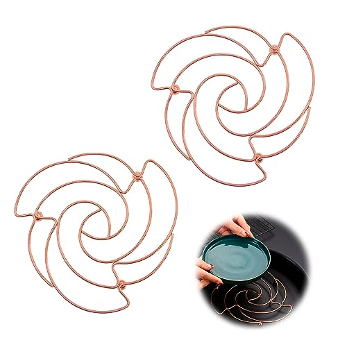 Sottopentola In Ghisa Rotondo - Antiruggine, Nero, Per Pentole Calde E Decorazione - Foto 9