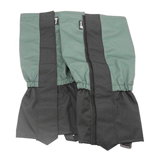 TRENDBOX Dark Green Unisex Waterproof Snowproof Snow Legging Leg Cover Wraps Gaiters For Climbing Hunting Hiking Walking Outdoor - Thumbnail 6