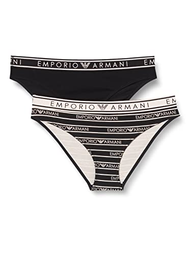 Bandes de logo en coton imprimé Emporio Armani : finis les sous-vêtements qui serrent