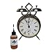 Liquid Rescue 100%-Synthetic Oil for Wall Clocks, Pendulum Clocks, Electric Clocks, Cuckoo & Mantle Clocks, gets Frozen Clocks Moving Again, Keeps All Clocks Running smoothly! 1 oz Bottle w/3 Needles