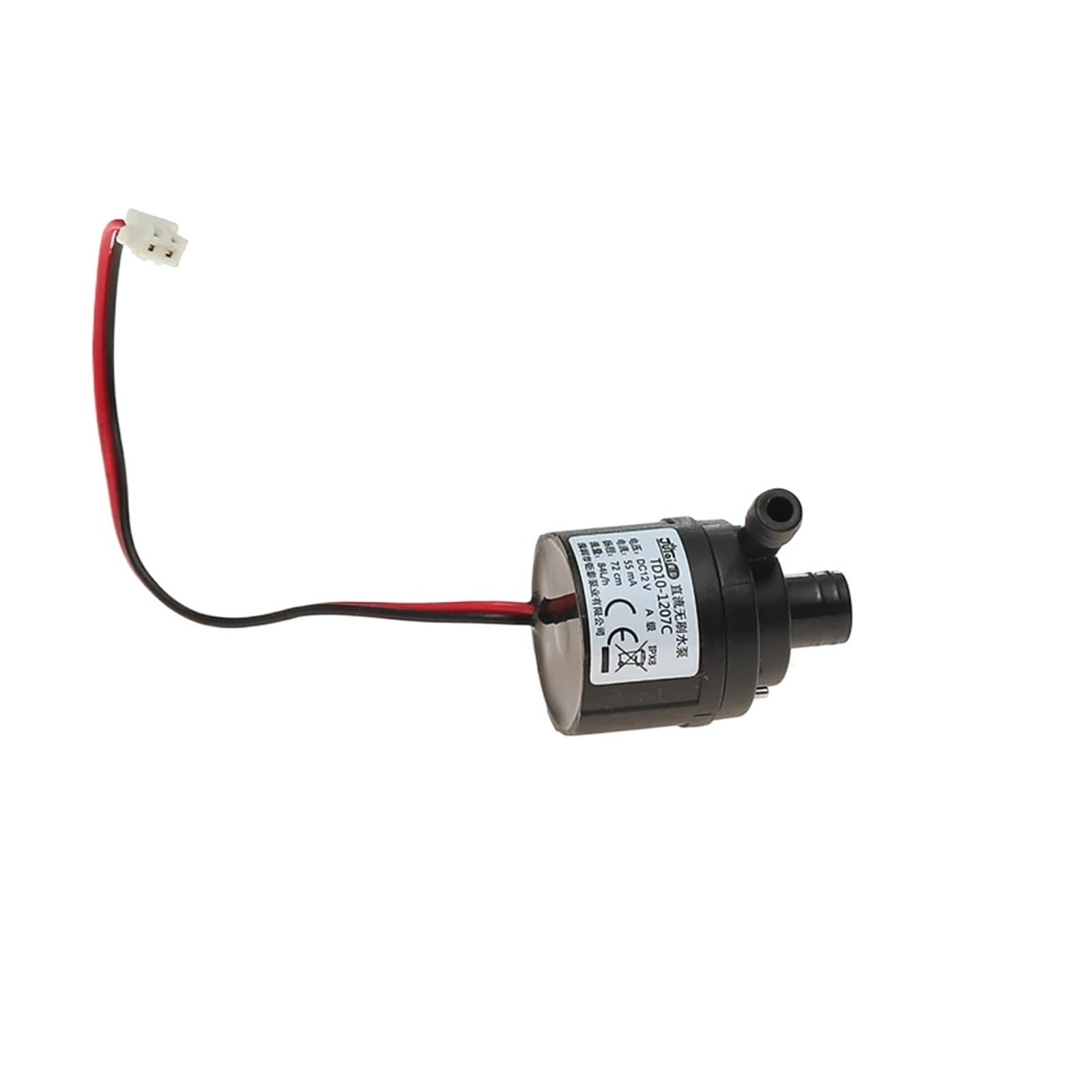 Liuch Eu Dc12v 0.7W Brushless Small Water Pump For Garden Pond Fish Tank Mini Submersible Pump Water Circulation 84L/H Long Lifespan