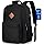 Black Backpack,School Bookbag for Teens and Adults Schoolbag Casual Fits 15.6 Inch Laptop Lightweight College School Backpack