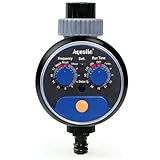 Aqualin Garten Bewässerungsuhr mit Kugelhahn, Wassercomputer-Update, kein Wasserdruck erforderlich …