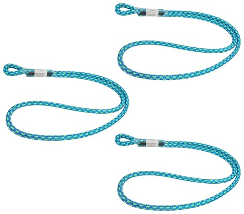 AOLEBA 8MM (5/16) Prusik Loop Pre-Sewn Prusik Cord Safety Sewn Prusik Rope for Climbing Arborist Rescue Outdoor Climbing Aider Prusik Loops 22 Inches