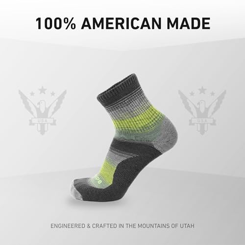 Image of GRIP6 Wool Micro-Crew Socks: Lightweight Wool Socks for Hiking, All Day Comfort - Wicking Crew Socks for Men and Women