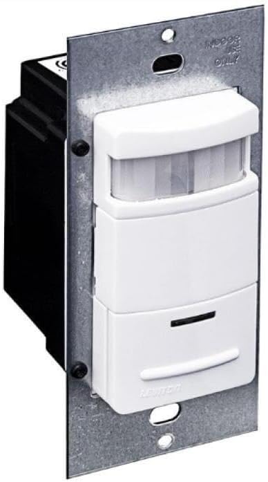 Leviton Wallbox Occupancy Sensor/Vacancy Sensor with Nightlight, ODS15-GHW