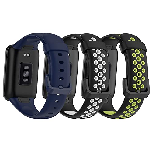 MIJOBS Silicone Strap Compatible with Xiaomi Band 7 Pro Replacement Strap Comfortable and Breathable Sport Watchband Compatible with Smartwatch Xiaomi Band 7 Pro Wristband - Image 3