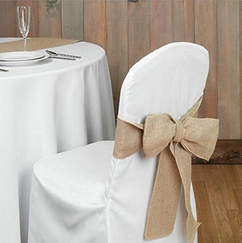 3 Packs Burlap Table Runner 12\" X 108\'\'- Rustic Wedding Decoration Table Runner Decoration Dining Table Runner Roll - Kitchen Table Runner - Thanksgiving Easter Baby Shower Reception Jute Table Runner