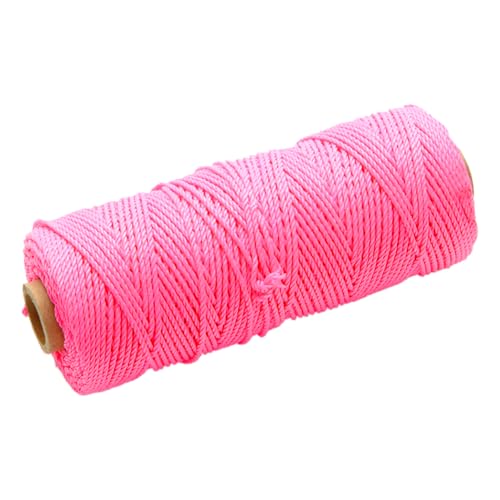 Cuerda Faithfull FAIBLHVP de Nylon trenzado rosa de alta visibilidad para ladrillo 100 metros resistencia a rotura 26.4kg miniatura 2
