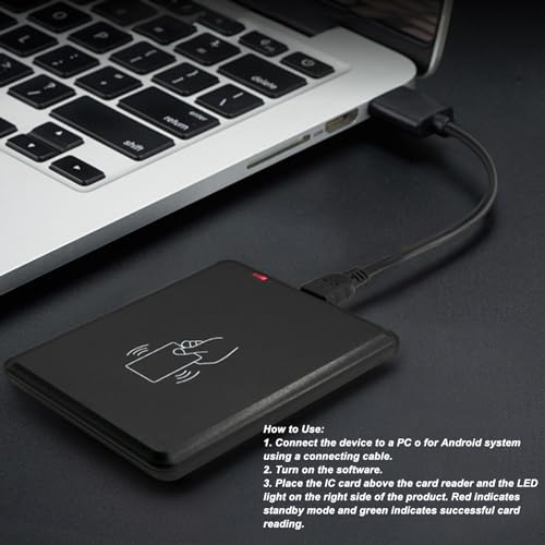Czytnik Karty IC Portable 13.56 MHz Wysoka częstotliwość Inteligentna Szybka Odczyt System Kontroli Dostępu Szybka odpowiedź z Kablem USB do Zabezpieczenia Domu RFID