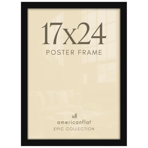 Image of Americanflat 17x24 Poster Frame - Engineered Wood - Black