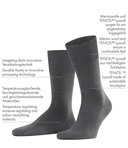 FALKE Men's ClimaWool Socks, 1 Pair3