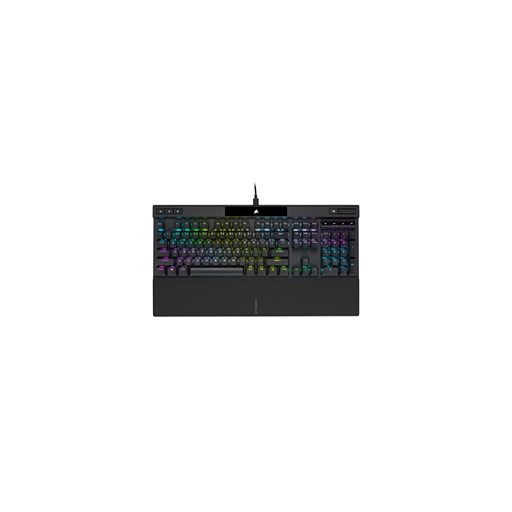 Corsair-K70-RGB-PRO-Wired-Mechanical-Gaming-Keyboard-CHERRY-MX-RGB-Speed-Switches-Linear-and-Rapid-8000Hz-Hyper-Polling-PBT-DOUBLE-SHOT-PRO-Keycaps-Soft-Touch-Palm-Rest-QWERTY-NA-Black