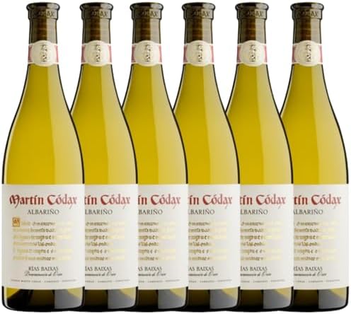 Martin Codax 2022 – Vino Blanco Albariño Rias Baixas – Ideal Combinar con Mariscos, Pescados, Carnes Blancas, Arroces, Quesos Frescos – Pack 6 Botellas 750ml Martin Codax 2022 – Vino Blanco Albariño Rias Baixas – Ideal Combinar con Mariscos, Pescados, Carnes Blancas, Arroces, Quesos Frescos – Pack 6 Botellas 750ml