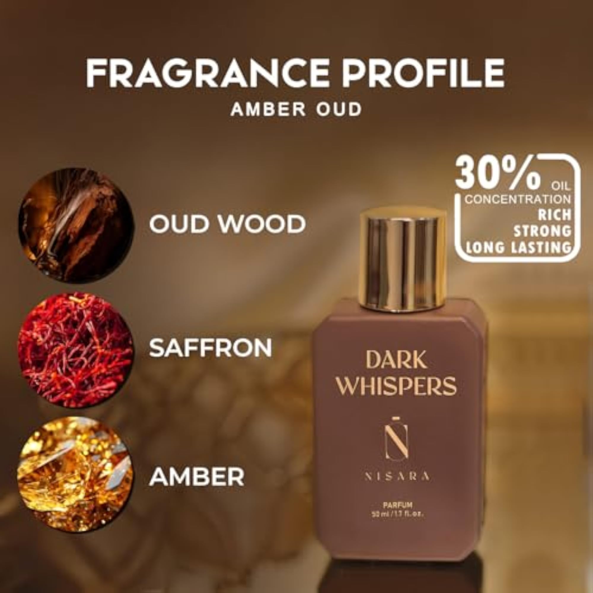 Dark Whispers EDP Perfume 50ml, Premium Long Lasting
