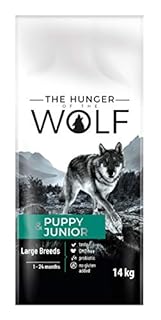 The Hunger of the Wolf Cibo secco per cuccioli e cani giovani di taglia grande e gigante, linea ad alto contenuto di pollame a base di pollo - 14 kg