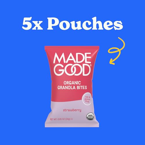 Made Good Organic Strawberry Granola Minis, 5ct x 0.85oz