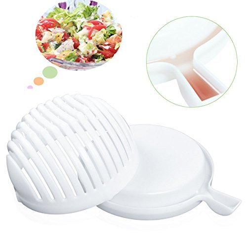 Salad Cutter Bowl Magic,Grand Oasis 60 second salad maker,Fruits and Vegetables cutter Make your salad faster Fresh Salad Maker Healthy New Design!