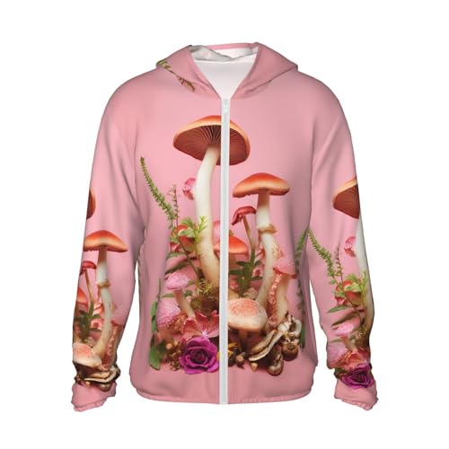 Veste anti-UV UPF 50+ à capuche pour randonnée et balades en forêt