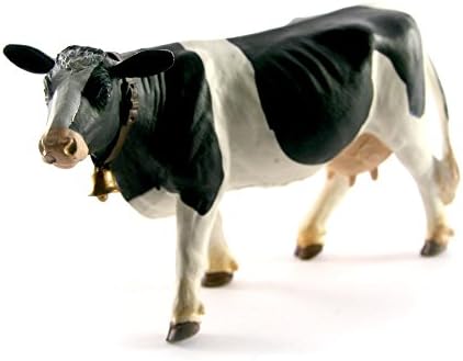 Safari Ltd Vache Guernesey 12.7cm |Animaux De La Ferme | Non Toxique Et Sans BPA | Convient Aux Enfants De 3 Ans Et Plus, Jaune