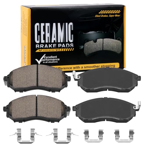 Image of D888 Front Ceramic Brake Pads Kit Fit For INFINITI G37 2009, For Q45 2002-2006, For M45 2003-2004 2008-2010, For M35 2008-2010, For EX35 2008-2011, For EX37 2013, For QX50 2014