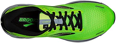 Brooks Men's Ghost 14 Neutral Running Shoe - Green Gecko/Blue/Black - 11.5 Medium | Image 4