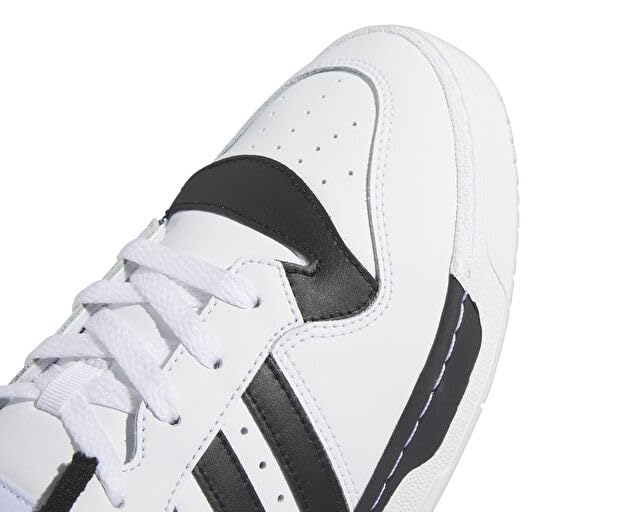 Image of adidas Originals Men Leather Rivalry Low, Casual Shoes, White, UK-12