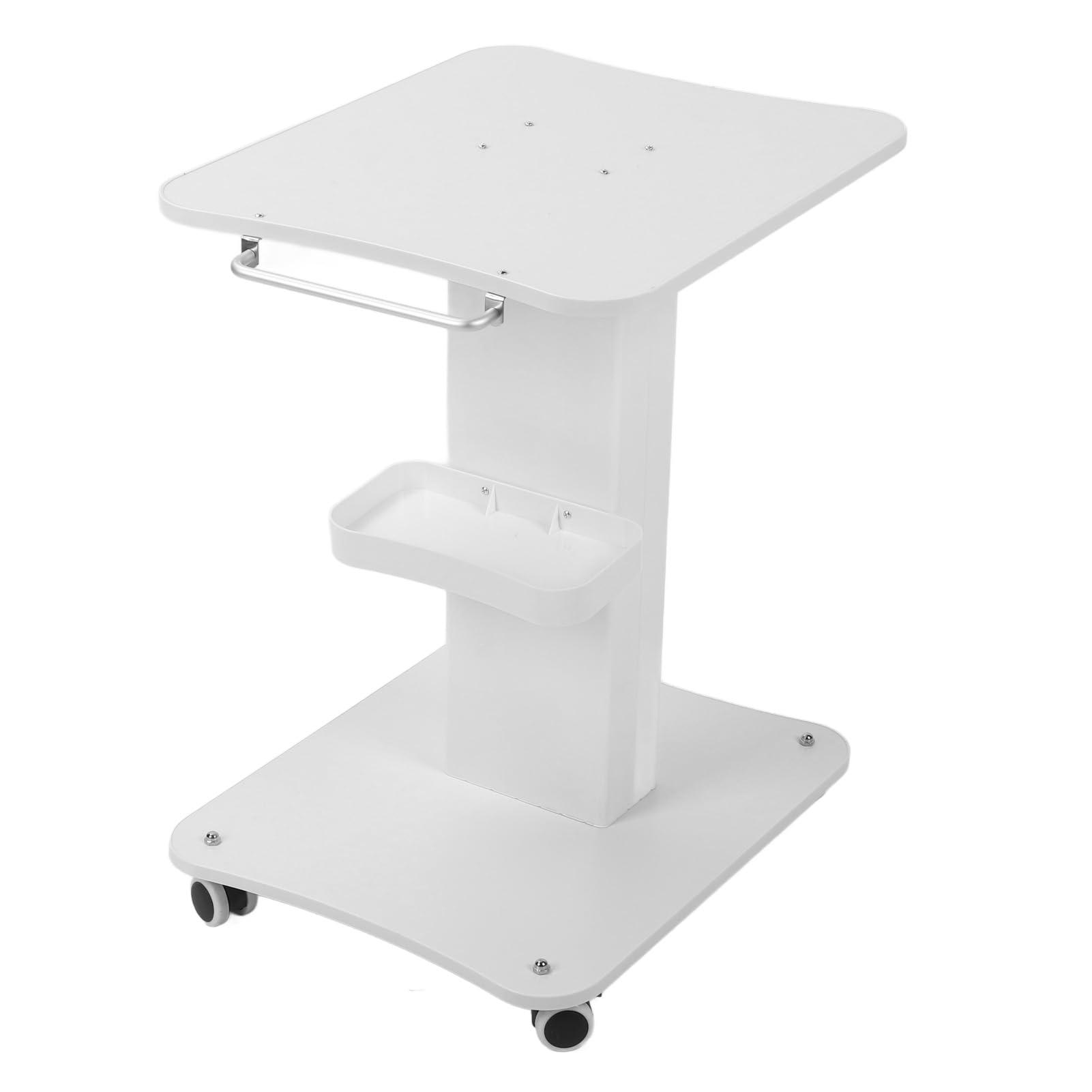 Bewinner 3-stufiger Rollender Schönheitsinstrumentenständer mit Rädern, Robuster Salonwagen für Spa, Klinik und Labor, 200 Kg Kapazität, Verstellbares Regal, Mobile Aufbewahrungseinheit