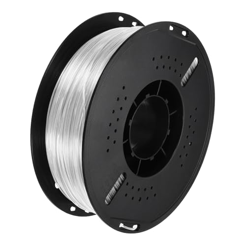 sourcing map PETG 3D Printer Filament, 1.75mm 1KG High Precision Moistureproof Superior Toughness Glossy Filament Metal 