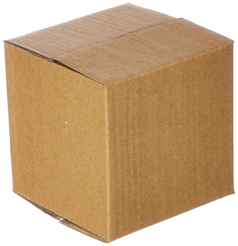 Image of BonKaso 3 Ply Corrugated Boxes for Packaging | 5 inchx5 inchx5 inch (Pack of 100) | Brown Cardboard Packing Box for Shipping, Moving & Storage | Cartons for Courier & Goods Transportation