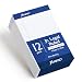 Ampad Jr. Notepad, College/Medium Ruled, 50 Sheets, White, 5" x 8", 12 per Pack (20-364)