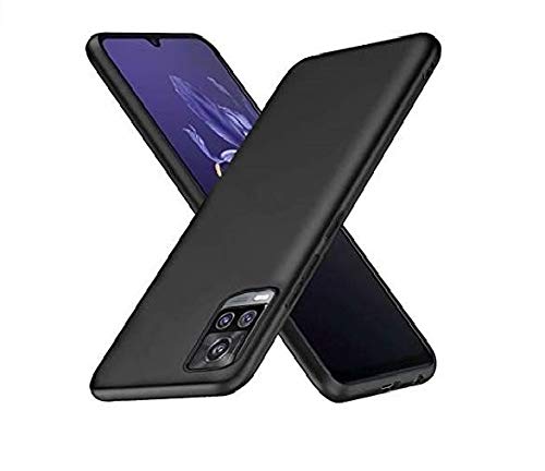 Image of FITSMART Shockproof Silicon Matte Tpu With Camera Protection Flexible Back Cover Case For Vivo V20 (V2025), Black