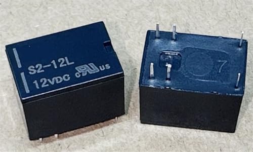 Relais 6 broches S2-12 12V composant électronique miniature unitaire