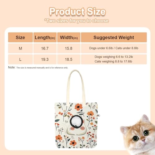 Bolsa de lona transpirable para el transporte seguro de gatos 3