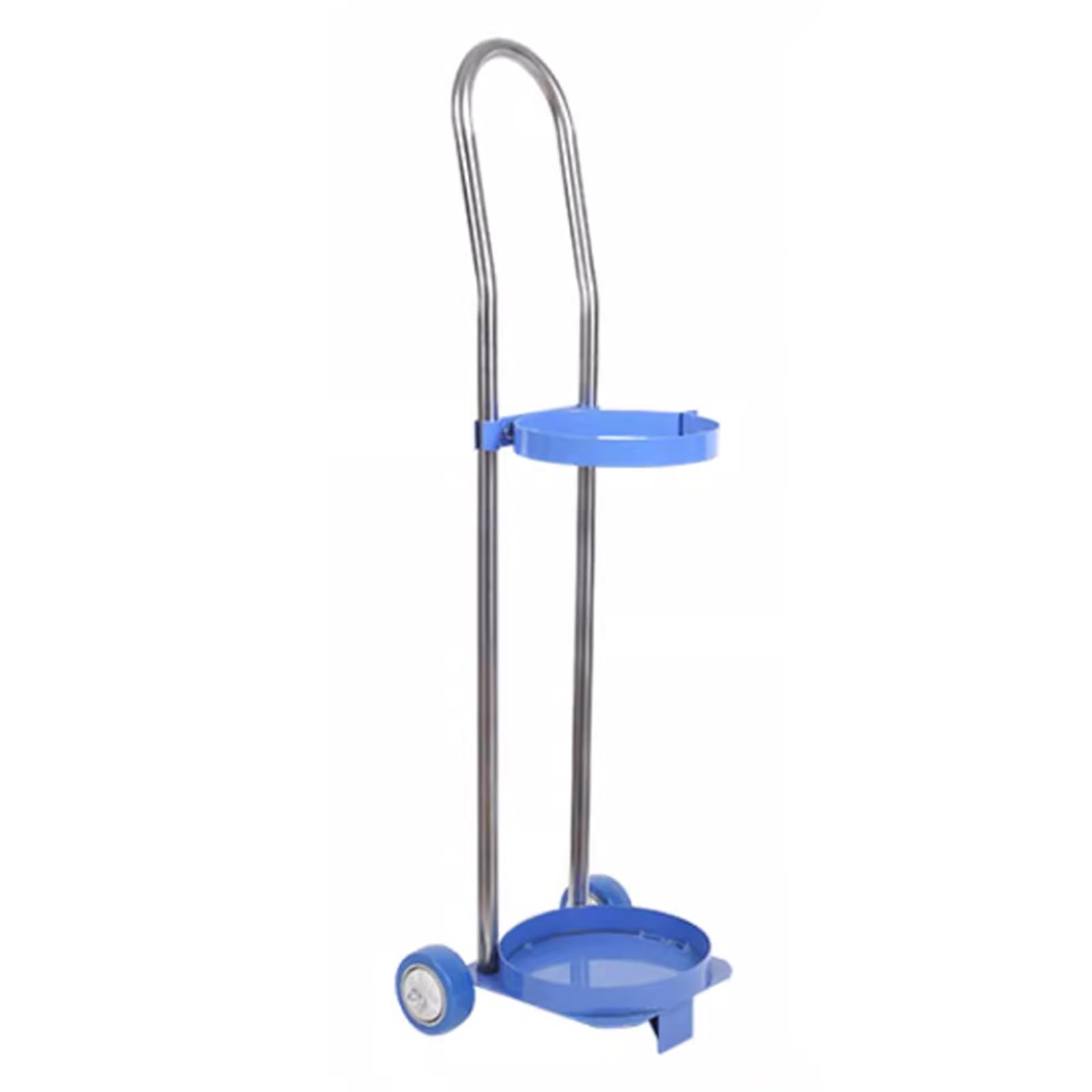 WQPMNYG Heavy-Duty Oxygen Cylinder Cart for Laboratory & Factory - 43.3in Height, Easy Mobility & Storage Solution