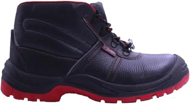 RNS Williams Mens Safety Steel Toe Cap Mid Sole Plate Genuine Leather High Ankle Safety Boots RNS Williams Mens Safety Steel Toe Cap Mid Sole Plate Genuine Leather High Ankle Safety Boots