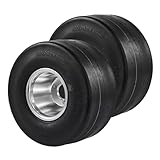 VEVOR Go Kart Tires and Rims, 11x6-5' Go Kart Wheels, 2-Pack Rear Wheels, Aluminum Alloy Rims and Rubber Tires, Hub-Rim Fit Bolt Pattern 1.57 inch with 3 Bolt Holes, Replacement Pneumatic Tire
